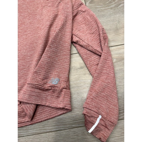 New balance running pink fleece long sleeve - Picture 2 of 7